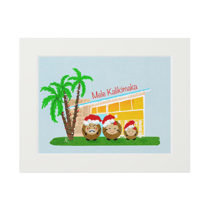 Coconut Family Portrait (1 Daughter)