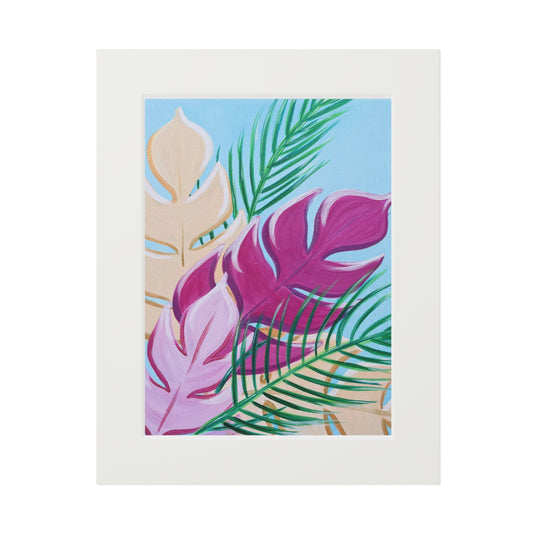 Summer Leaves 11x14" Mat Giclee Prints