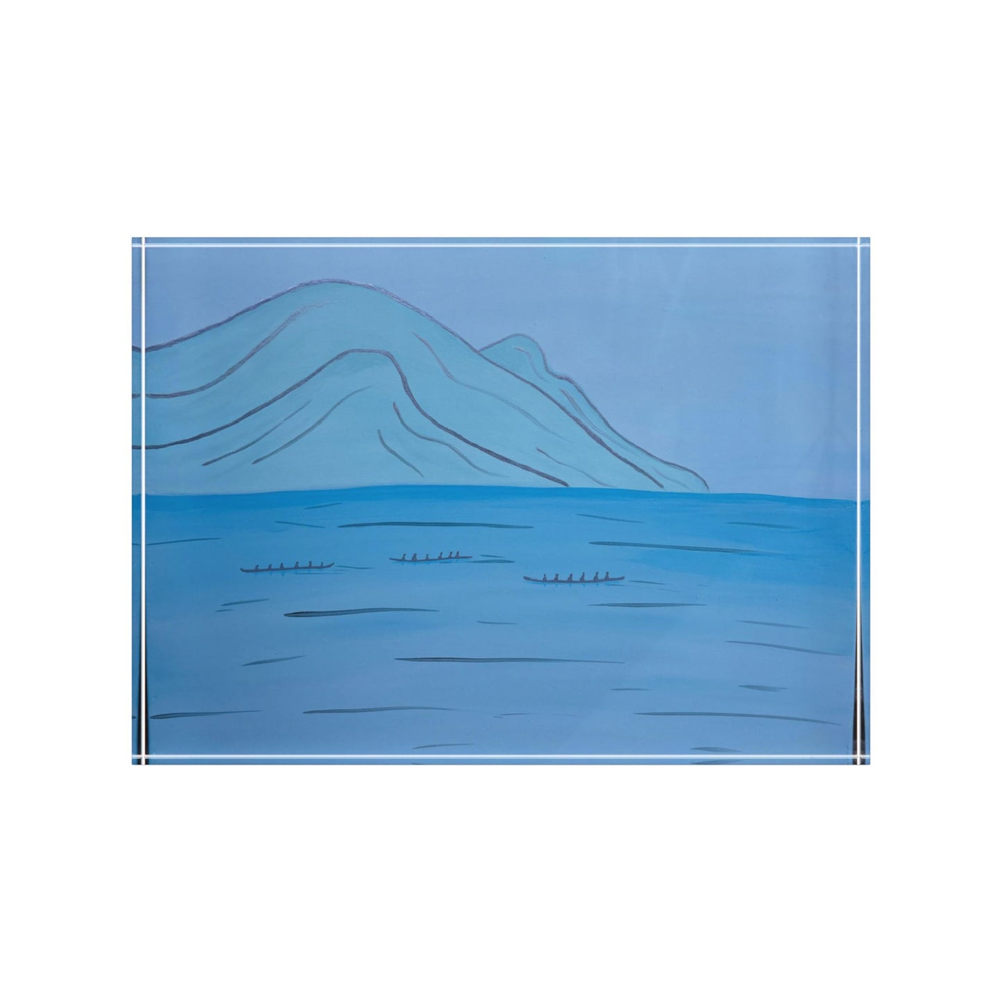 Diamond Head Outriggers Print Block