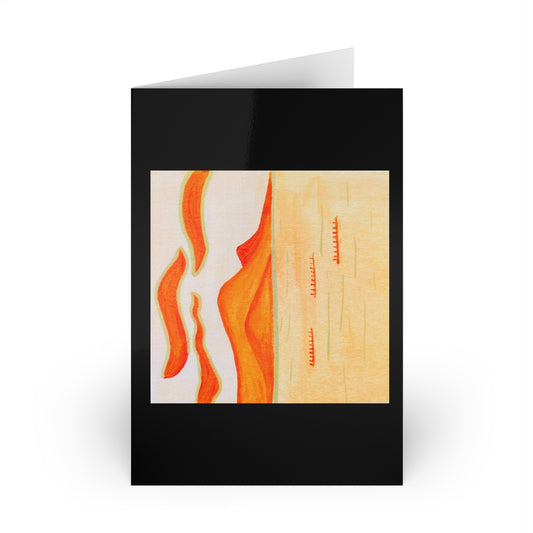 Orange Outriggers Greeting Cards