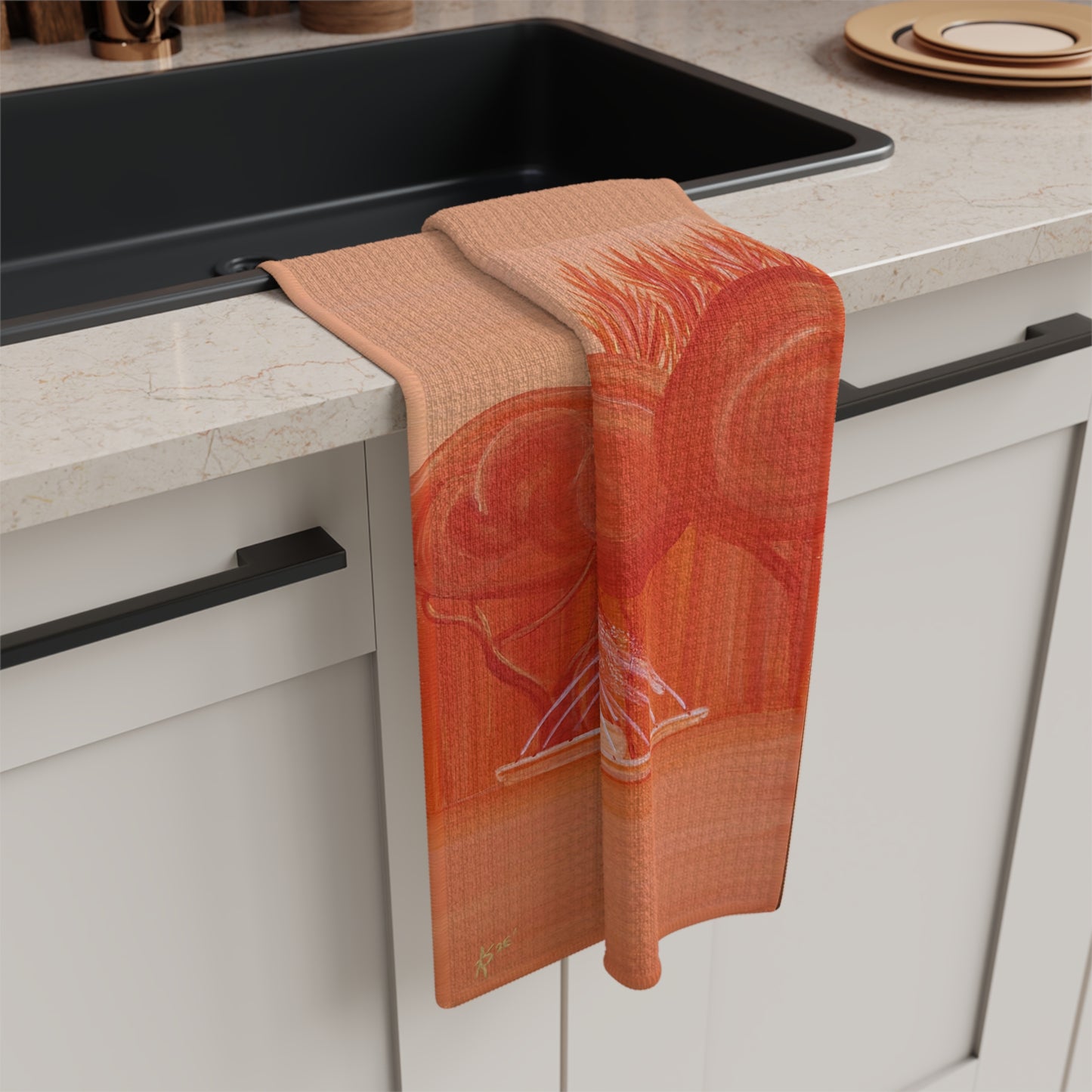 Louis Dillingham Memorial Fountain, Soft Tea Towel