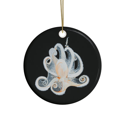 White Octopus Ceramic Ornaments (1pcs, 5pcs, 10pcs)