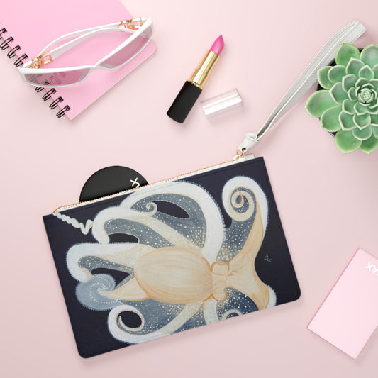 Octopus Portrait Clutch Bag