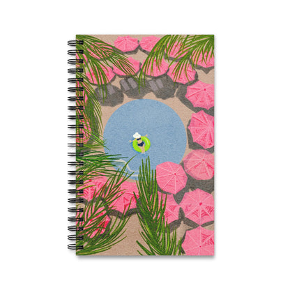 The Royal Hawaiian Pool, Spiral Notebook/Journal
