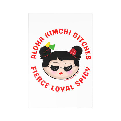 SPICY Aloha Kimchi B****** Post Cards (7 pc.)