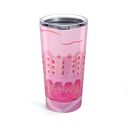 Royal Hawaiian Resort Pink Monochrome 20oz Tumbler — Insulated Stainless Steel