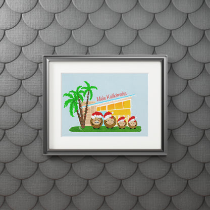 Coconut Family Portrait (2 Daughters)