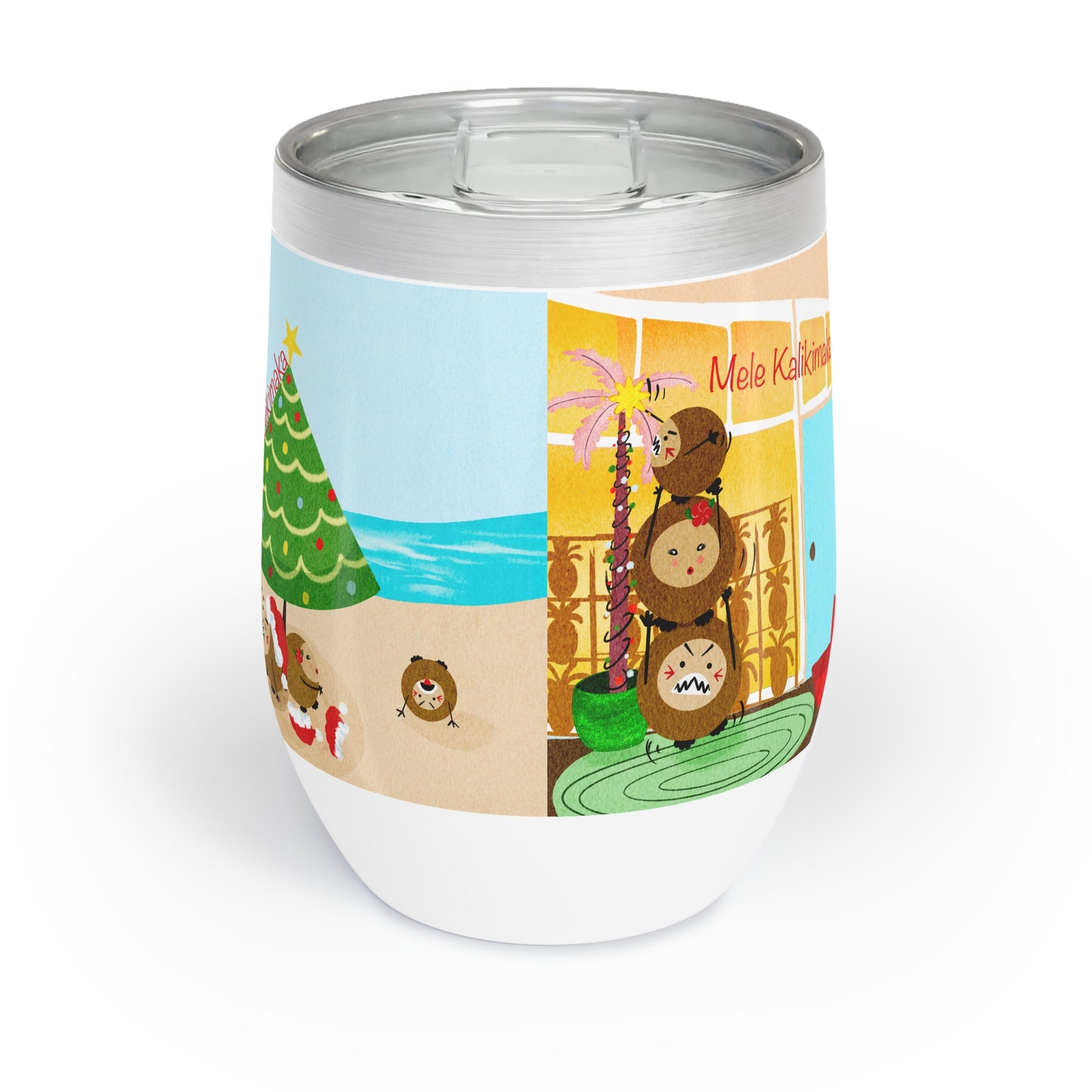 Coconut Family Christmas (Wine/Hotcoco) Tumbler