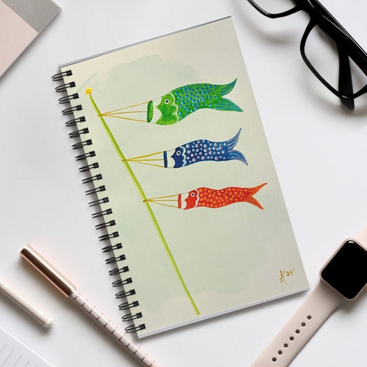 Children's Day Carp Spiral Notebook/Journal