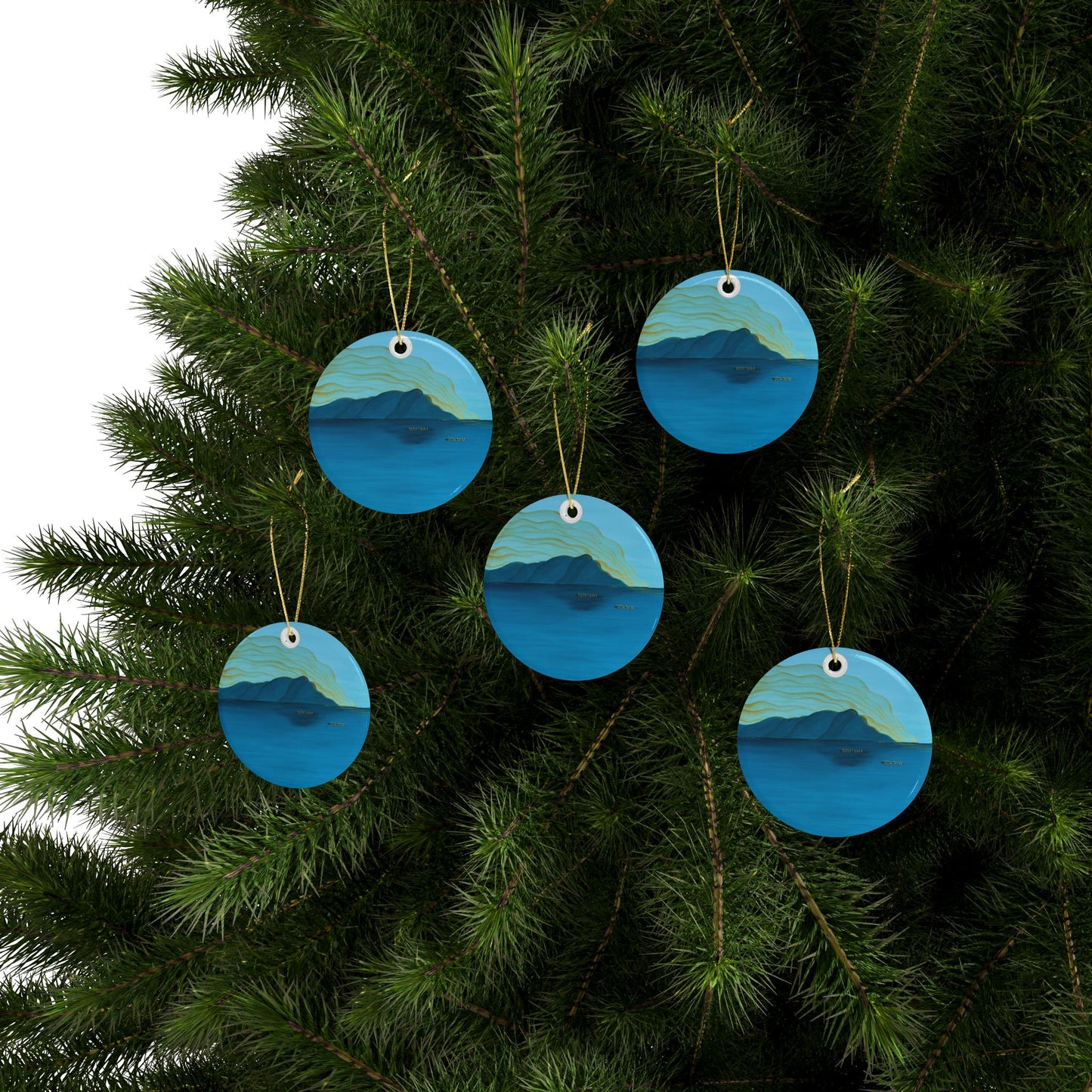 Diamond Head Ourtiggers Ceramic Ornaments (1pcs, 5pcs, 10pcs)