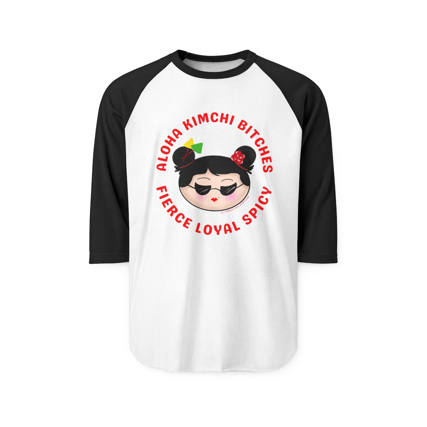 ** Aloha Kimchi Bitches Raglan Shirt