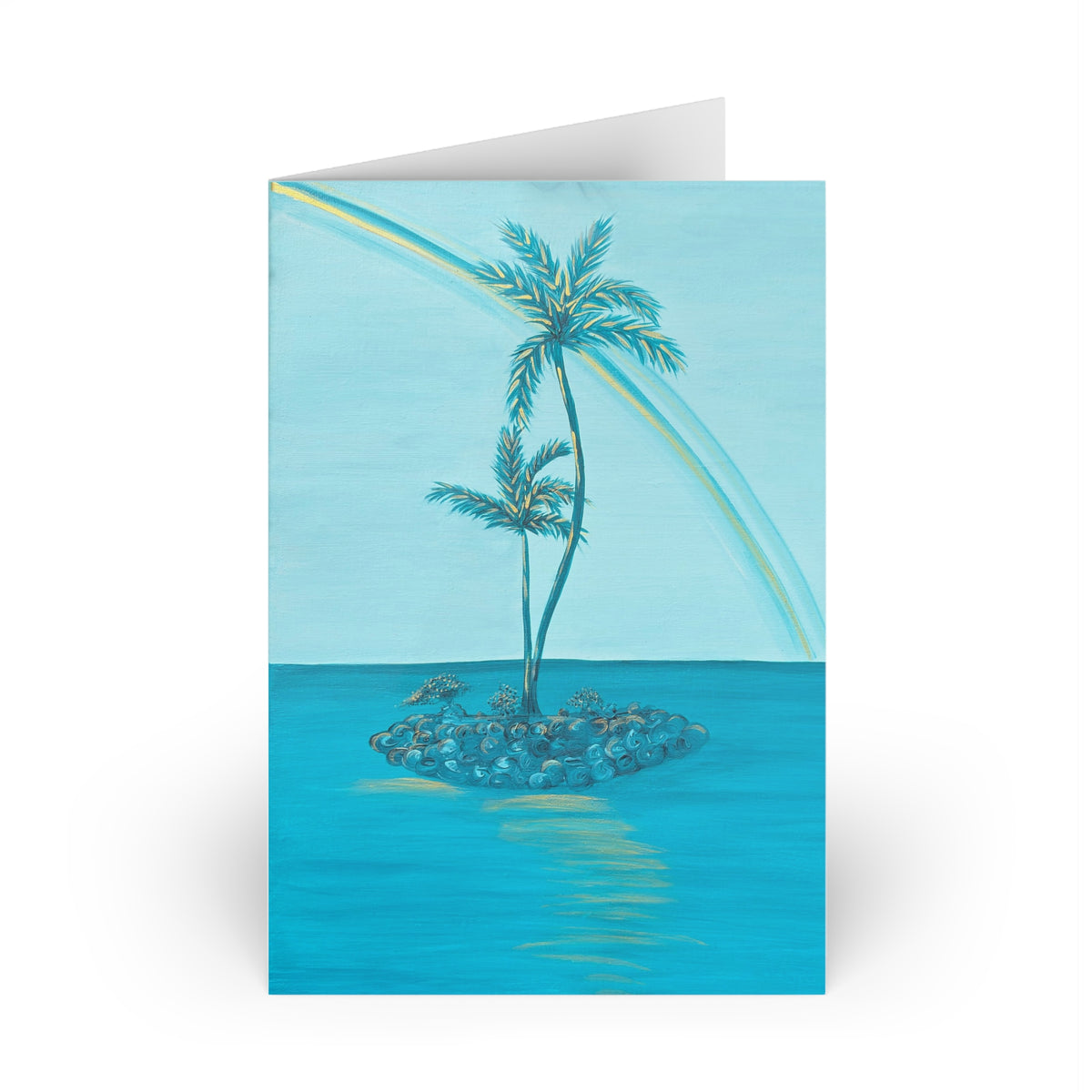 Kahala Beach Island Note Cards (1pc or 10pc)