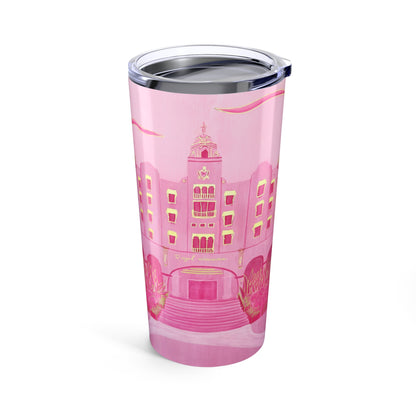 Royal Hawaiian Resort Pink Monochrome 20oz Tumbler — Insulated Stainless Steel