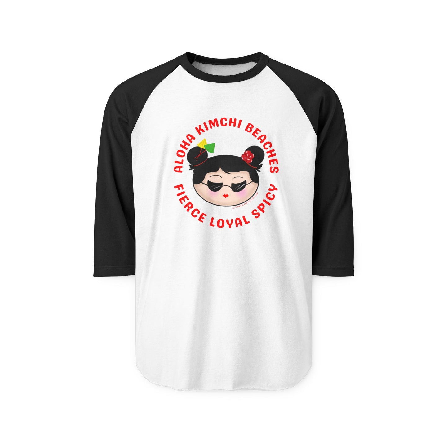 Aloha Kimchi Beaches, Raglan Shirt