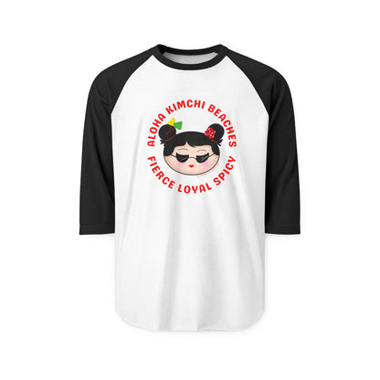 Aloha Kimchi Beaches, Raglan Shirt