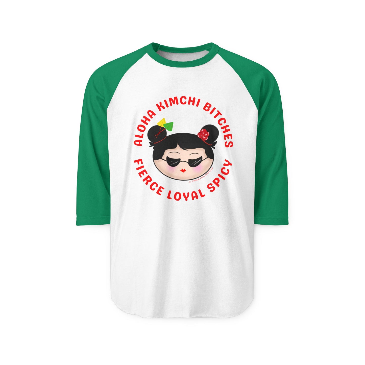 Kimchi Bitches raglan shirt