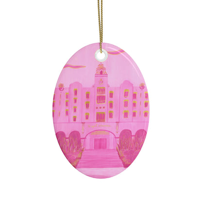 Royal Hawaiian Hotel Ceramic Ornaments (1pcs, 5pcs, 10pcs)