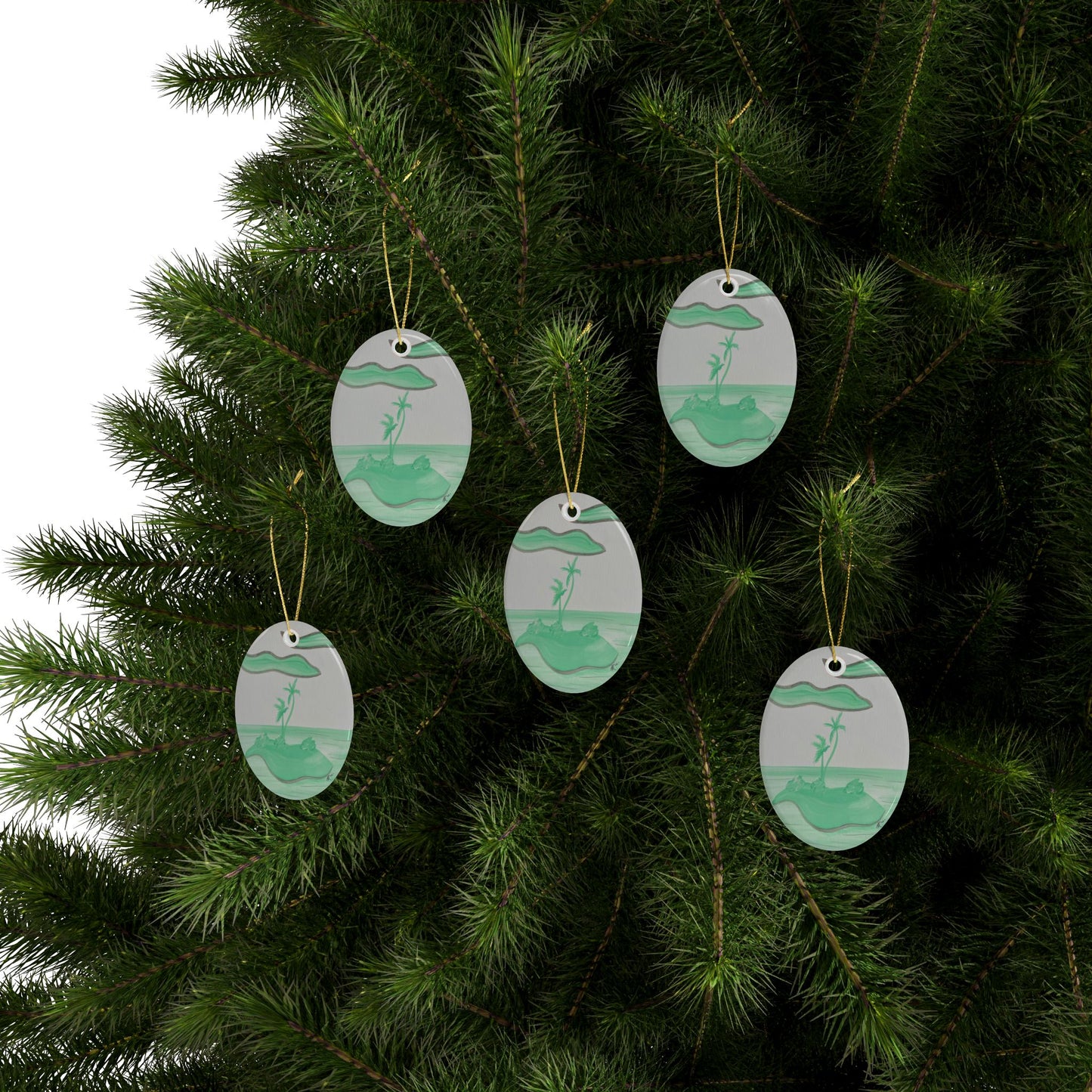 Kahala Ceramic Ornaments (1pcs, 5pcs, 10pcs,)