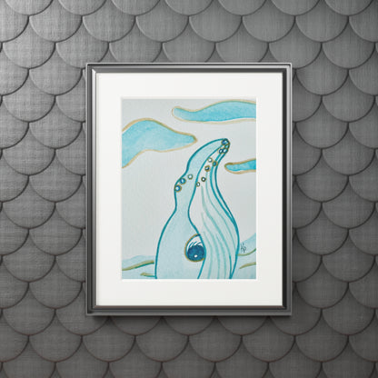 Dreamy Whale 11x14" Giclee Prints