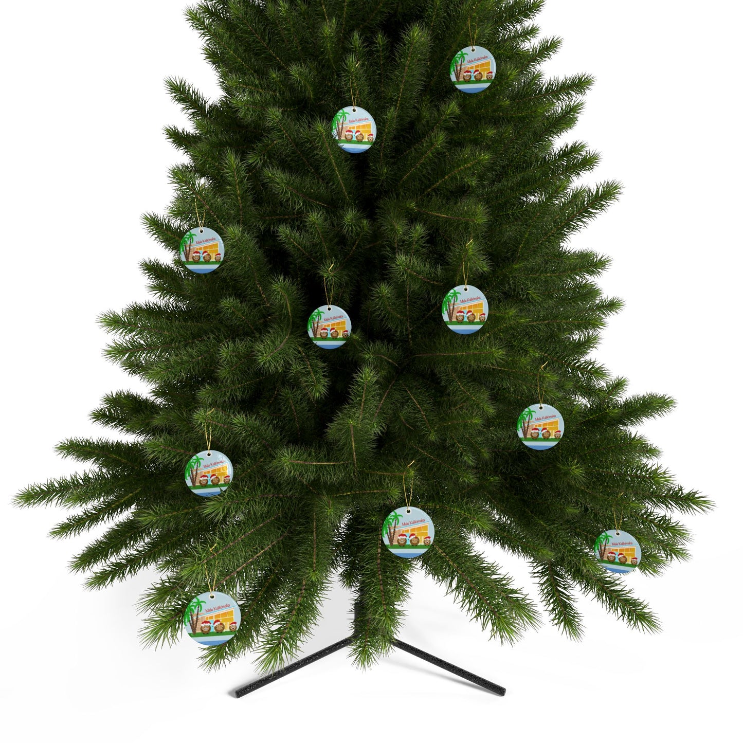 #1 Coconut Family Christmas Ceramic Ornaments (1pcs, 5pcs, 10pcs)
