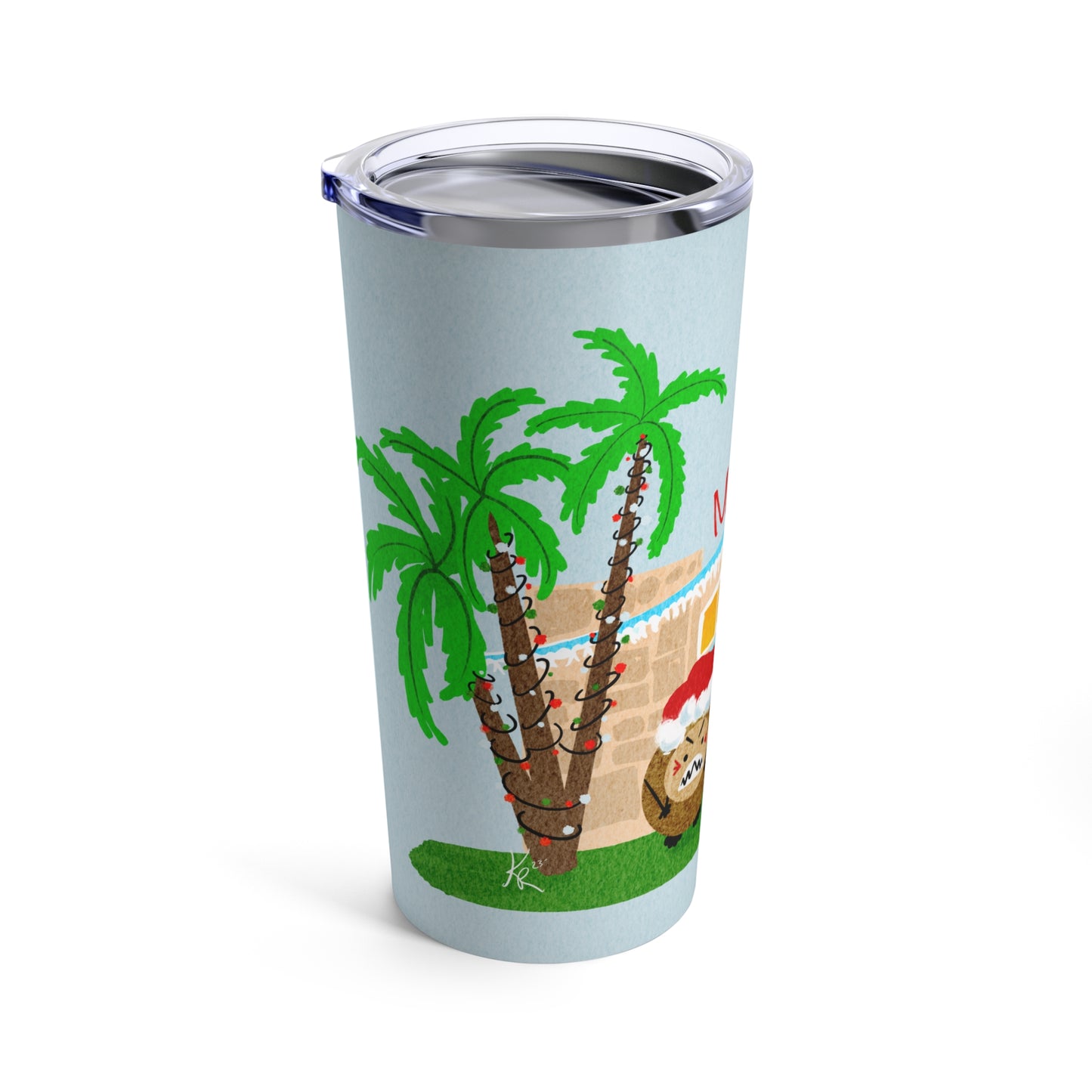 Coconut Family Christmas (boy) Tumbler 20oz