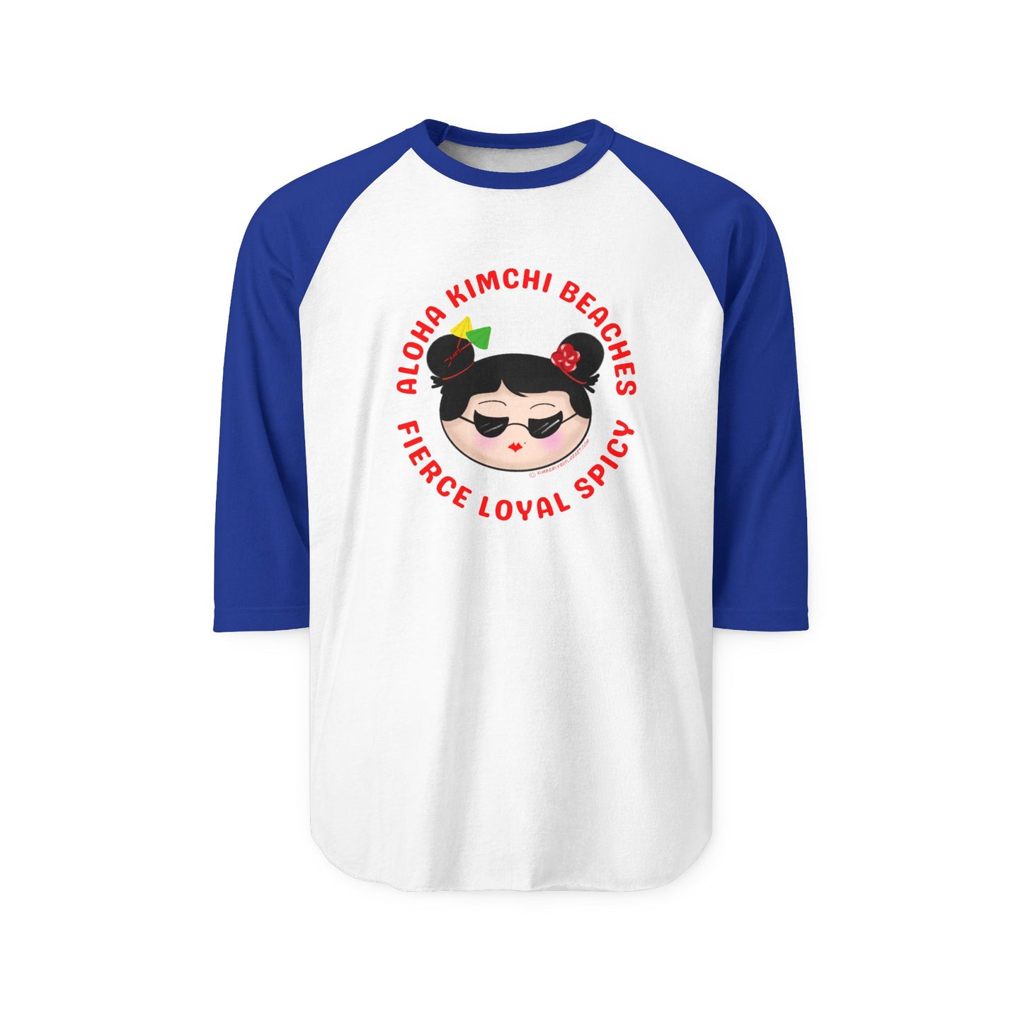 Aloha Kimchi Beaches, Raglan Shirt