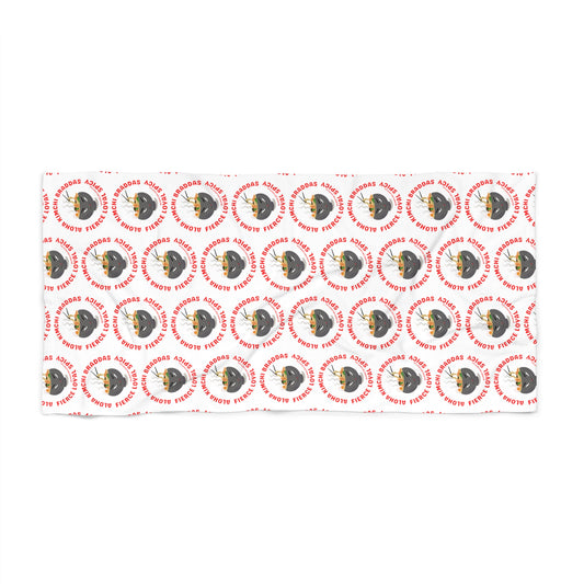 Aloha Kimchi Braddahs Beach Towel