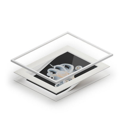 White Octopus 11x14" Mat Giclee Prints