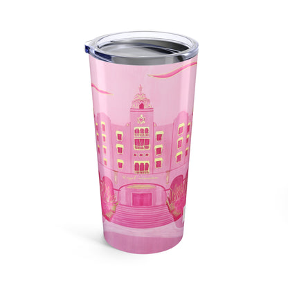 Royal Hawaiian Resort Pink Monochrome 20oz Tumbler — Insulated Stainless Steel