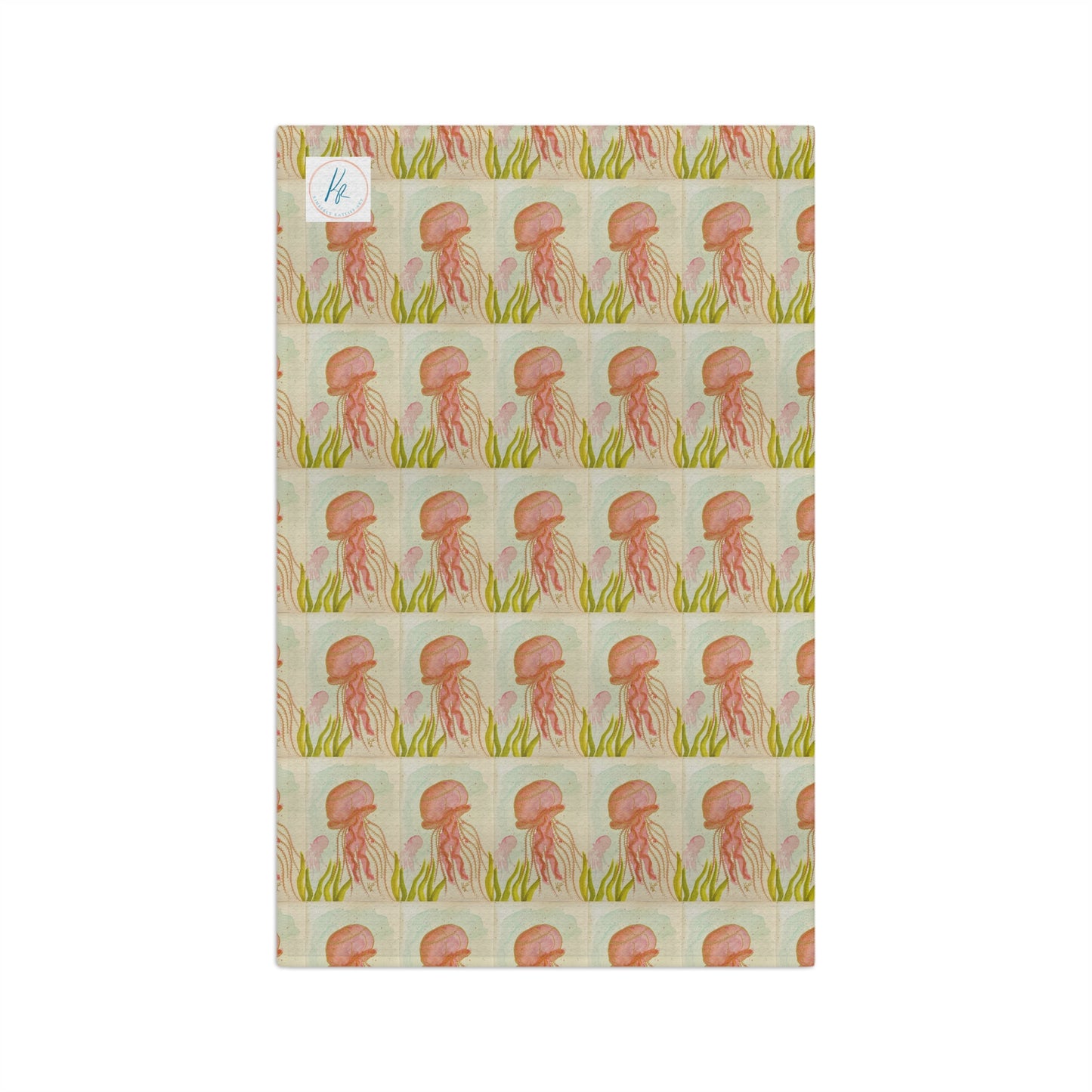 Pink Jellies Soft Tea Towel