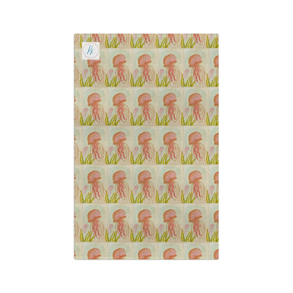Pink Jellies Soft Tea Towel