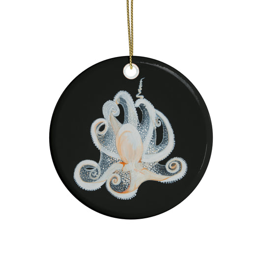 White Octopus Ceramic Ornaments (1pcs, 5pcs, 10pcs, 20pcs)