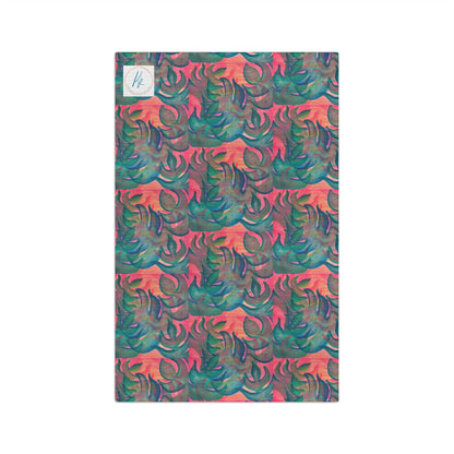 Monstera Frenzy  Soft Tea Towel