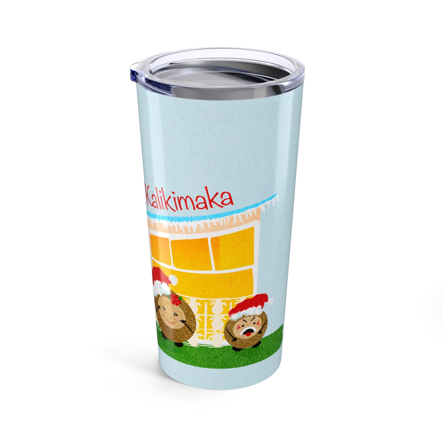 Coconut Family Christmas (boy) Tumbler 20oz