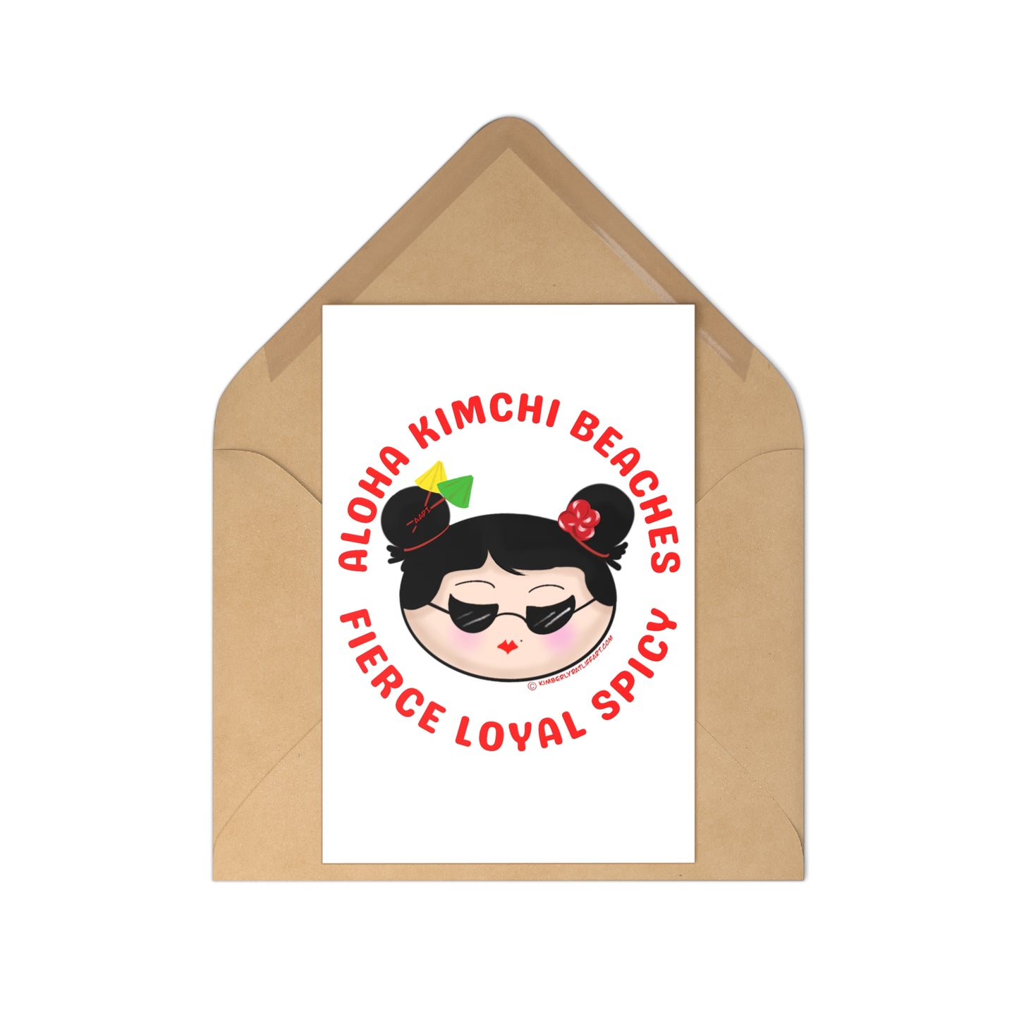 Aloha Kimchi Beaches Post Cards (7 pc.)