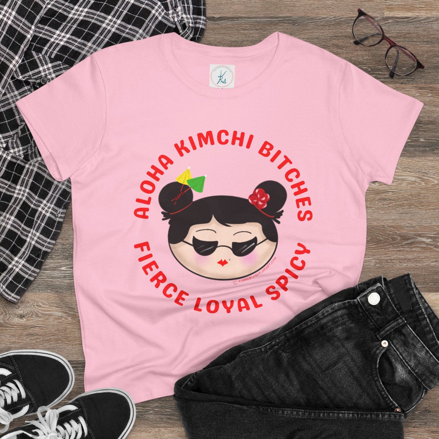 *Aloha Kimchi Bitches, Women’s Asian Pride T-shirt