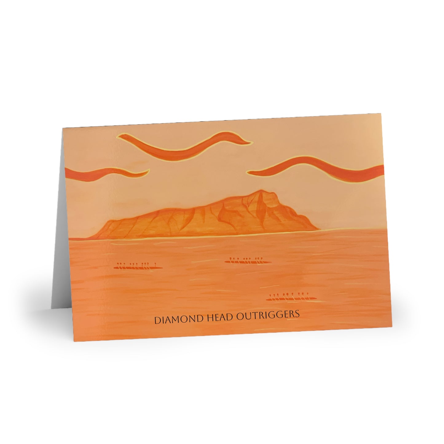 Diamond Head Outriggers Blank Note Cards (1-10 count)