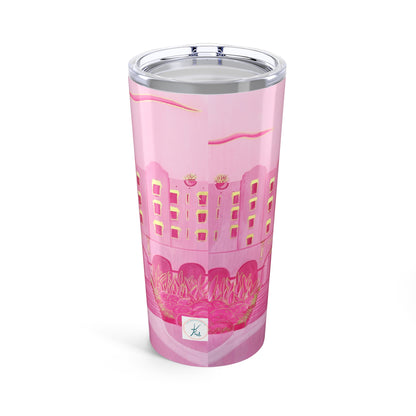 Royal Hawaiian Resort Pink Monochrome 20oz Tumbler — Insulated Stainless Steel
