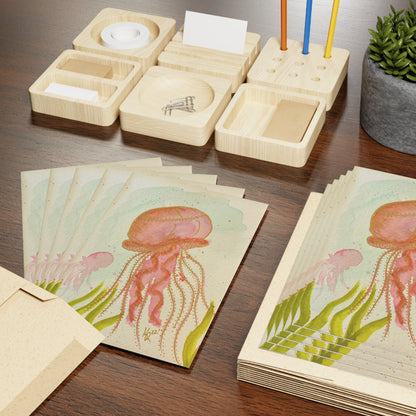 Pink Jellies Note Cards (1 or 10-pcs)