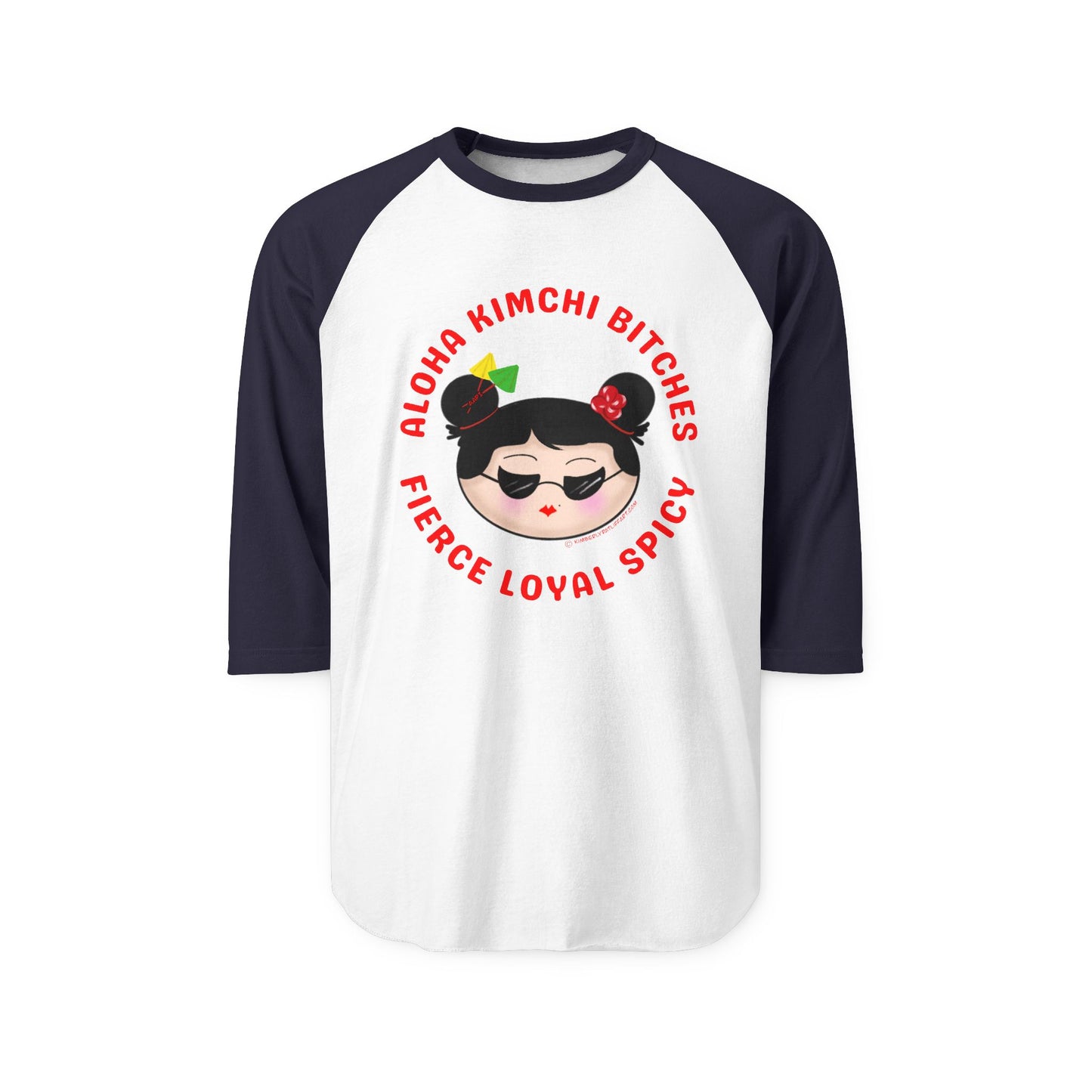 ** Aloha Kimchi Bitches Raglan Shirt