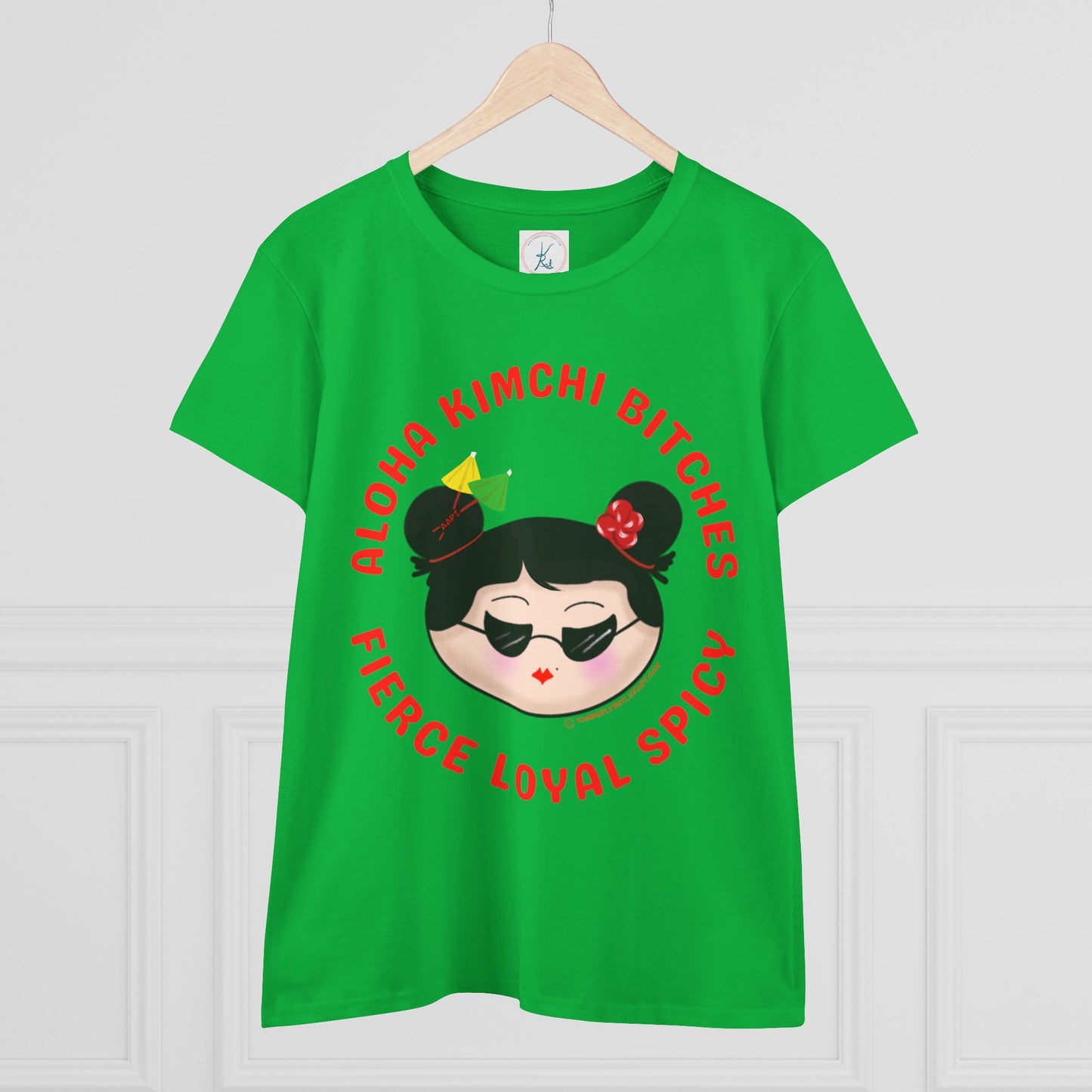*Aloha Kimchi Bitches, Women’s Asian Pride T-shirt
