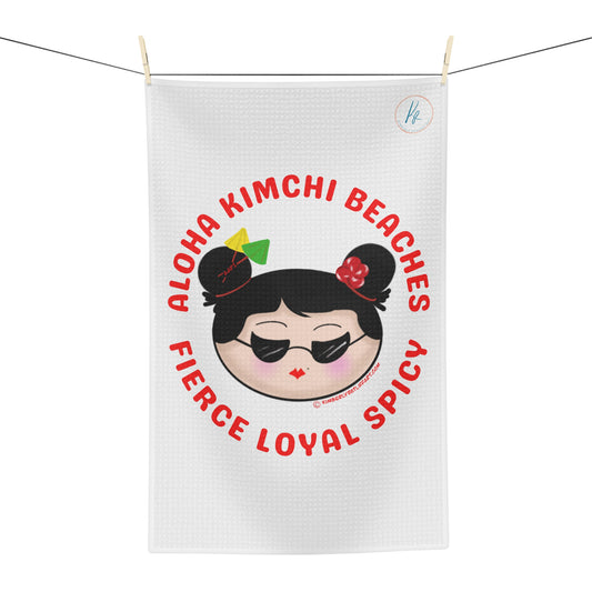 Aloha Kimchi Beaches Soft Tea Towel