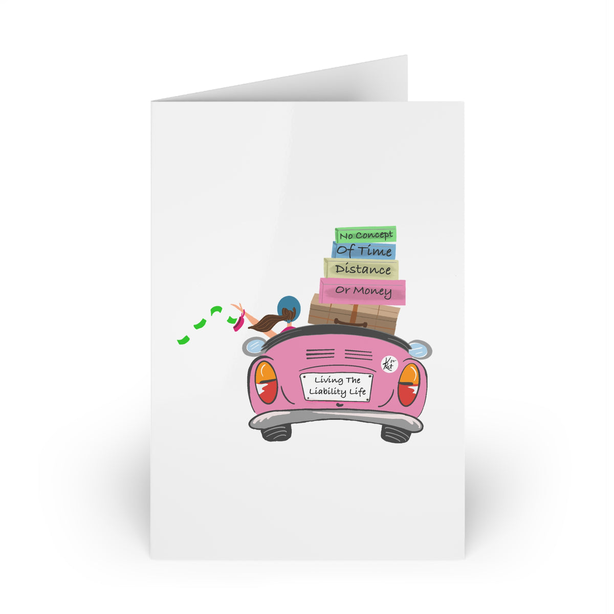 Living the Liability Life Note Cards  (1 or 10-pcs)