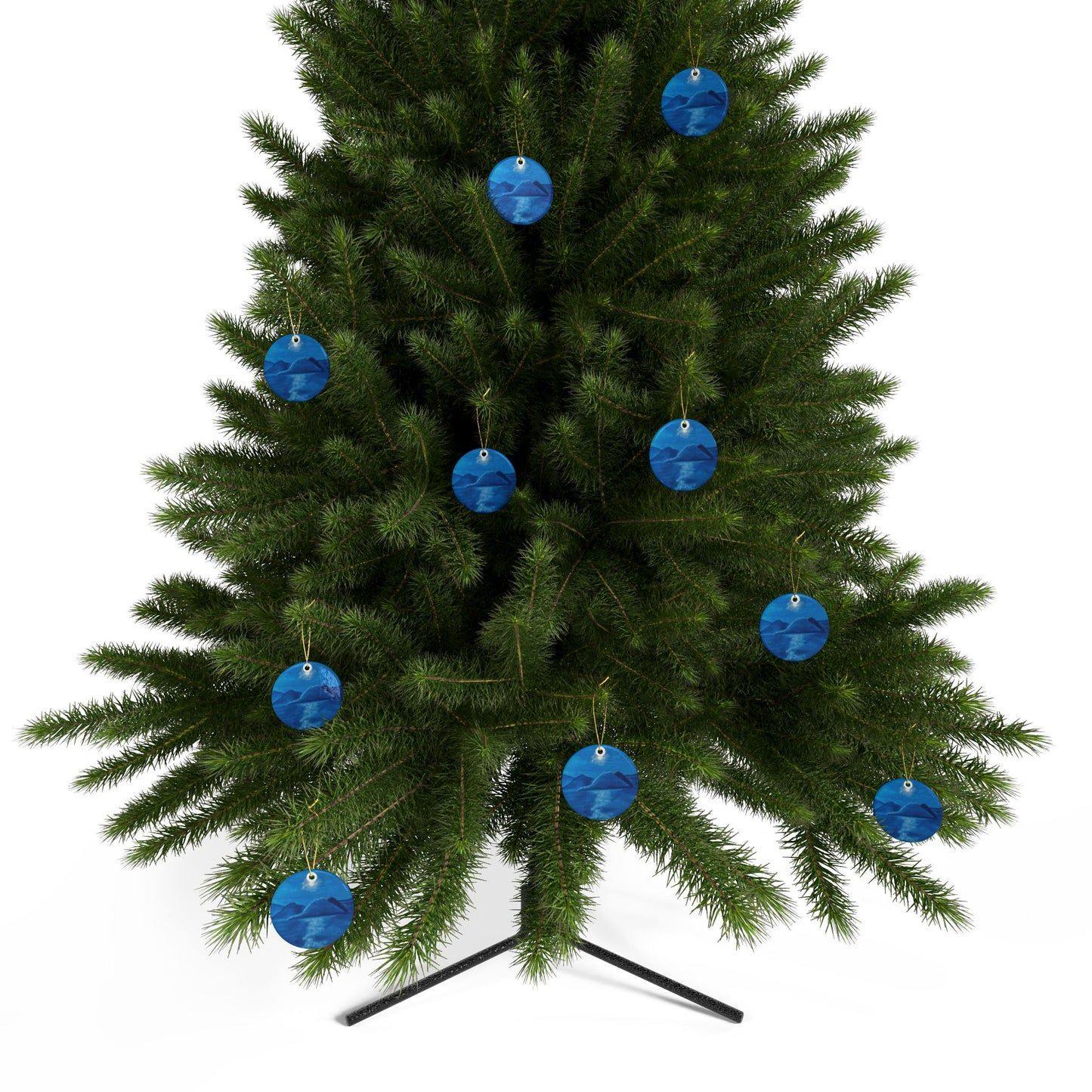 Blue Kauai Ceramic Ornaments (1pcs, 5pcs, 10pcs)