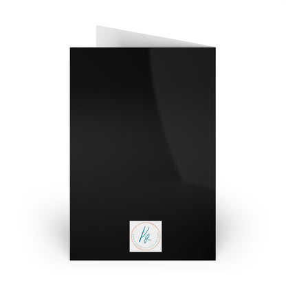 White Octopus Portrait,  Note Cards (1 or 10-pcs)