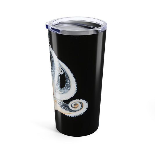 White Octopus Tumbler 20oz
