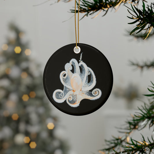 White Octopus Ceramic Ornaments (1pcs, 5pcs, 10pcs, 20pcs)