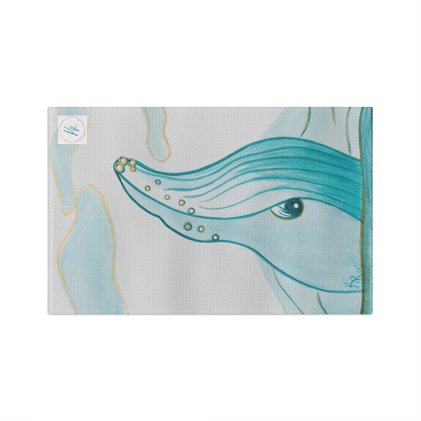Dreamy Whale Soft Tea Towel