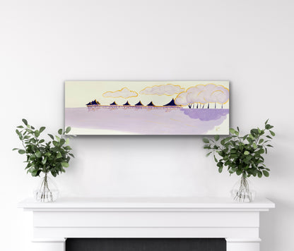 Tahitian Huts 10x30"