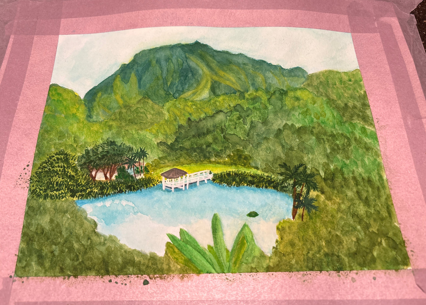 Watercolor Home Commissions 11x14
